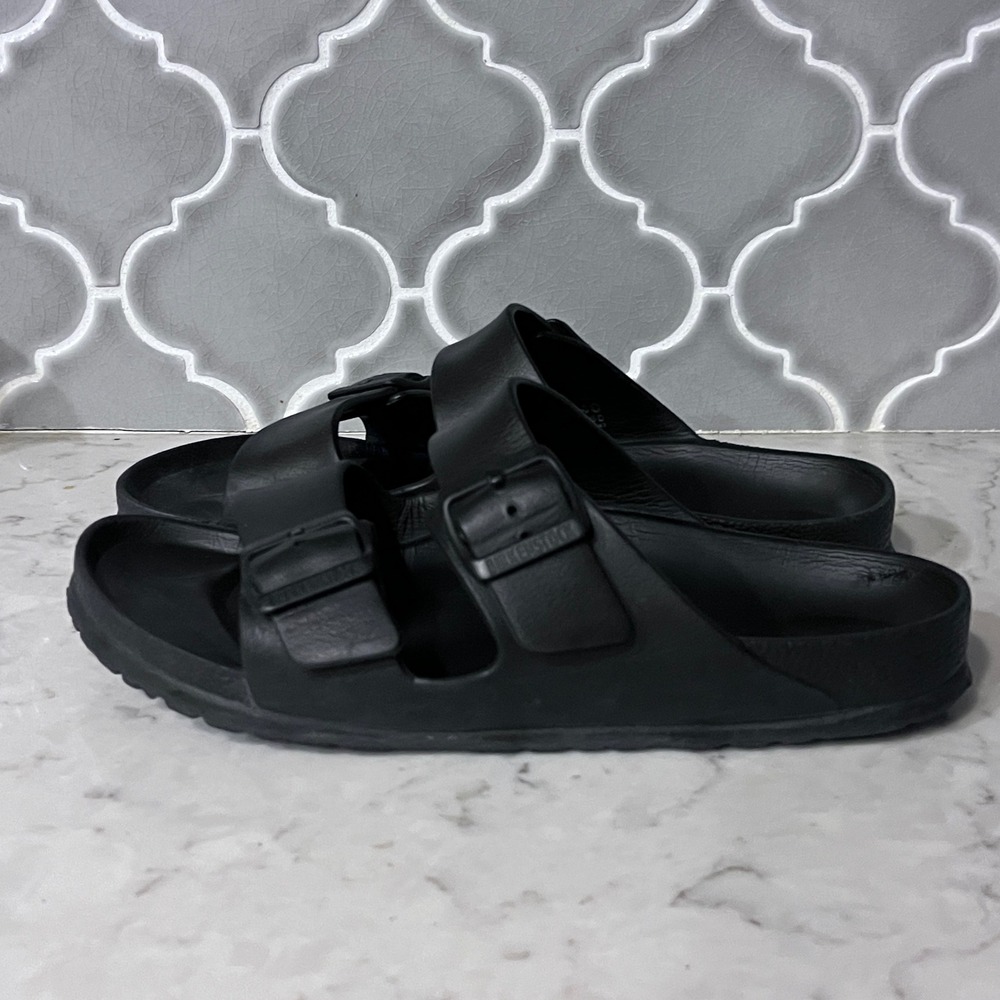 Birkenstock Arizona Black EVA Waterproof Sandals Size 40 US 10 M L - Picture 3 of 9